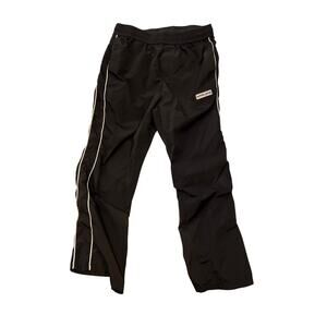 Future Value Thin Black Track Pants Mens XL